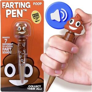 Farting Poop Pen Makes 7 Funny Fart Sounds - Perfect Stocking Stuffers‎ Gag Gift